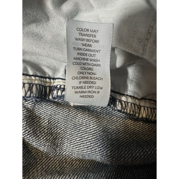 J. Jill Denim Womens Jeans Size 12 High Rise Straight Leg Blue Dark Wash - Picture 7 of 12